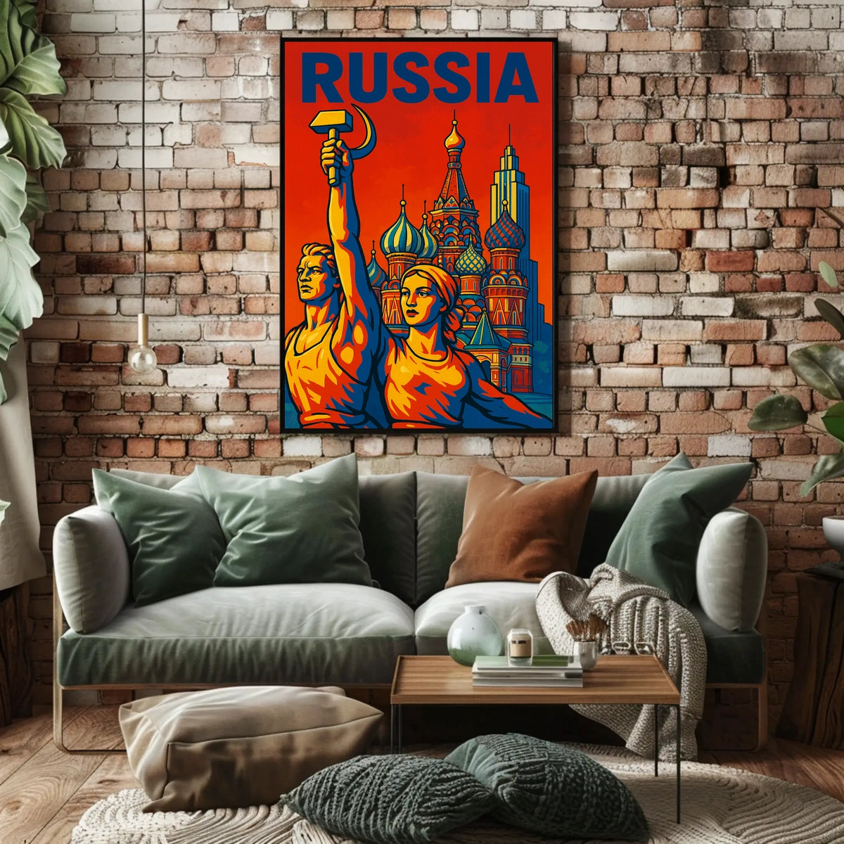 Russia A Tribute to Soviet Art Poster