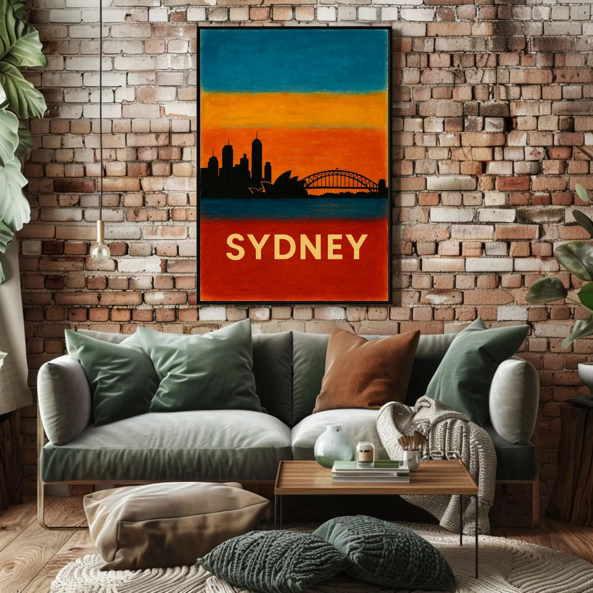 Sydney Skyline Poster