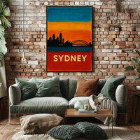 Sydney Skyline Poster
