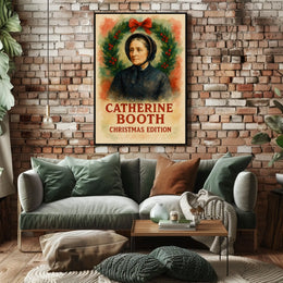 Victorian Christmas Woman Heritage Poster