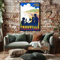 Trouville La Reine Des Plages Poster