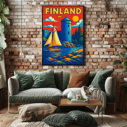 Finland Scenic Poster