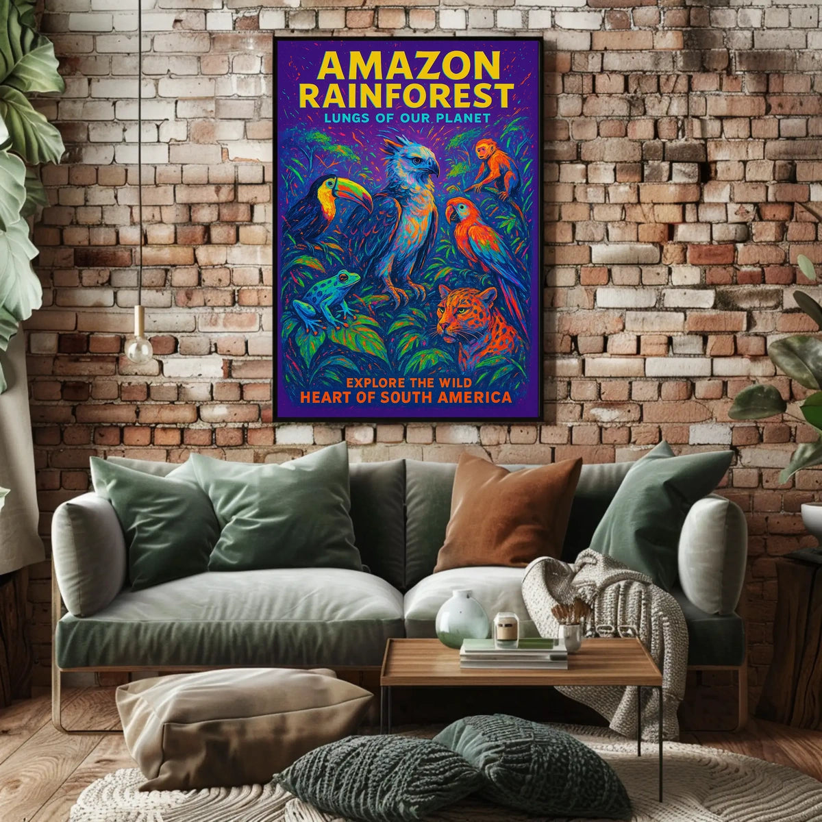 Amazon Rainforest Lungs of Our Planet Poster