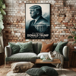Trump Vision Liberty Hopeful Digital Painting Poster
