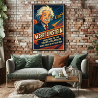 Albert Einstein Theory Of Relativity Poster