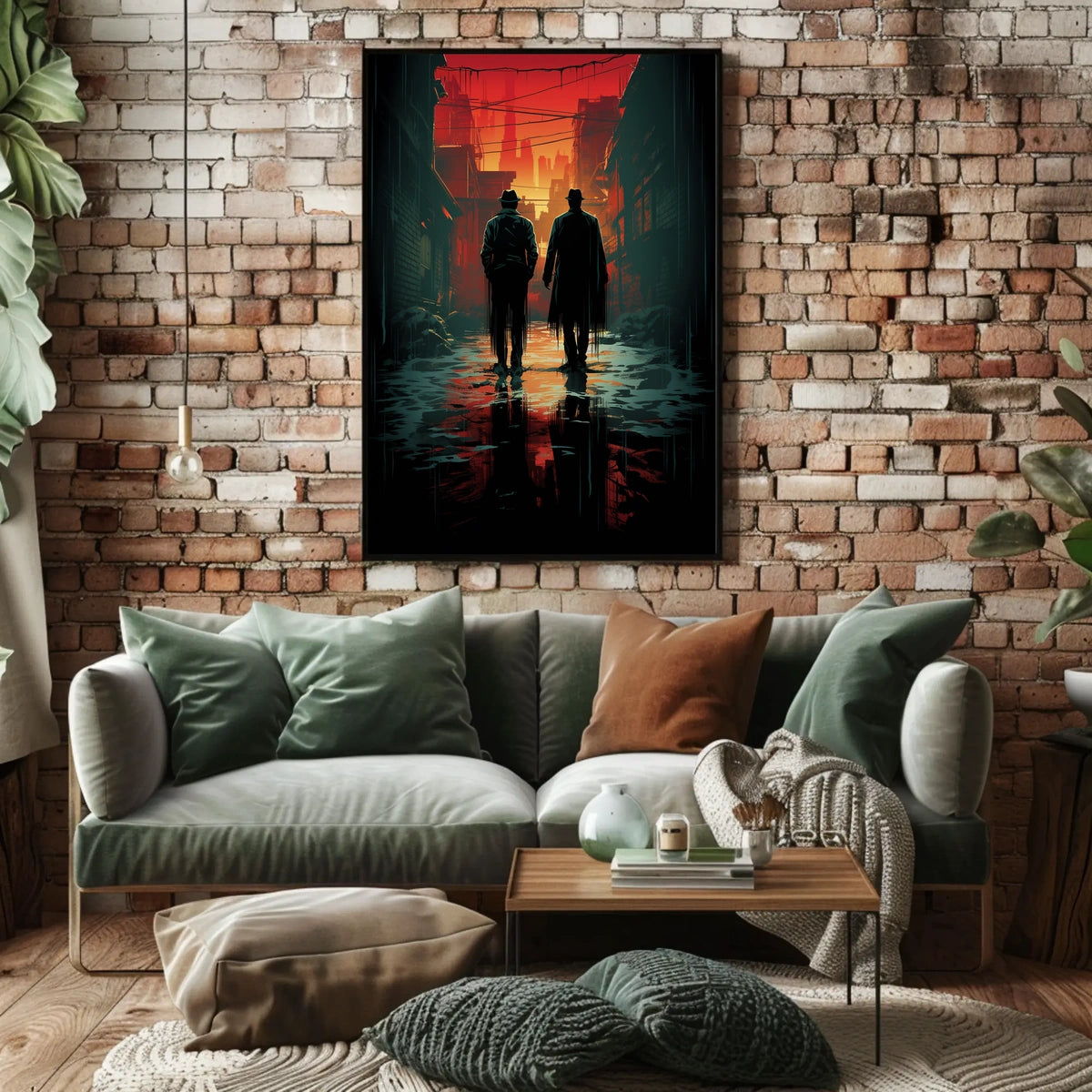 Shadows In The Alley Poster
