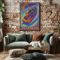 Reindeer Racing Adventure Poster