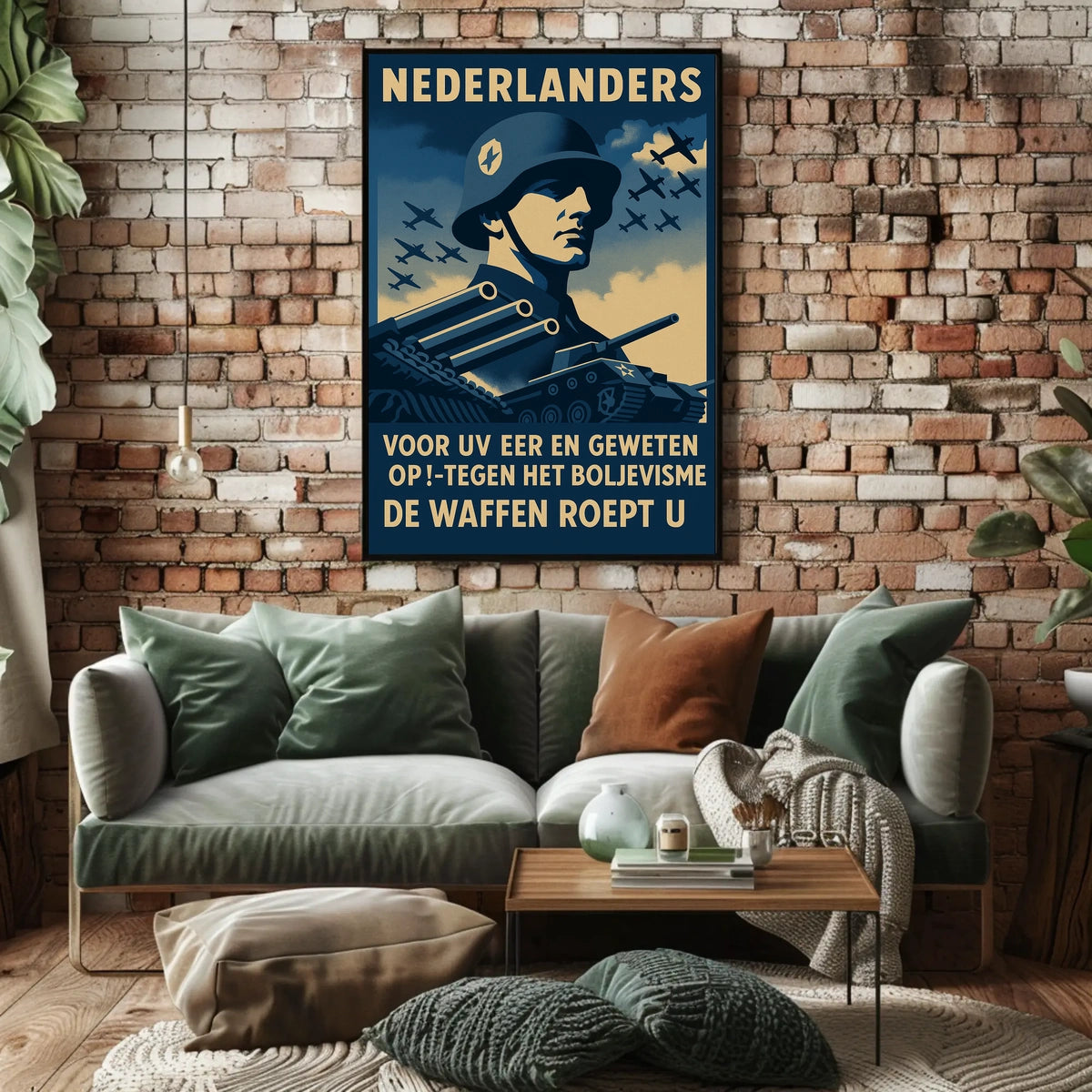 Nederlanders De Waffen Roept U Poster