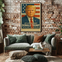 Donald Trump 47th President Poster