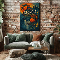 Georgia Heart Of The South Poster