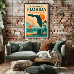 Welcome to Florida Adventure Awaits Poster