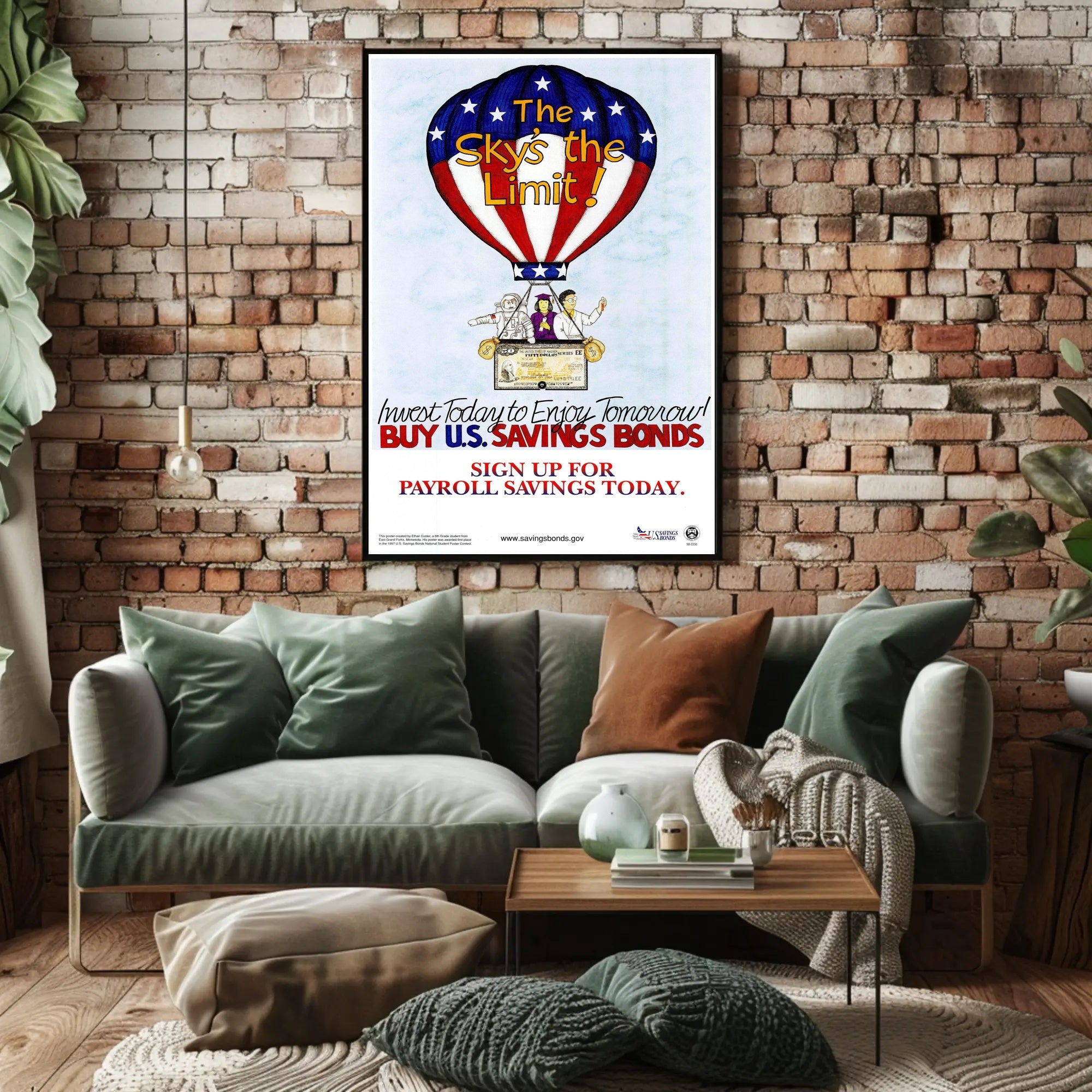 The Sky's the Limit! Poster PosterGoat