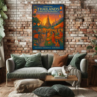 Thai Culture Adventure: Travel Poster