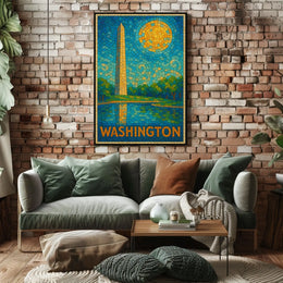 Washington Monument Mosaic Poster
