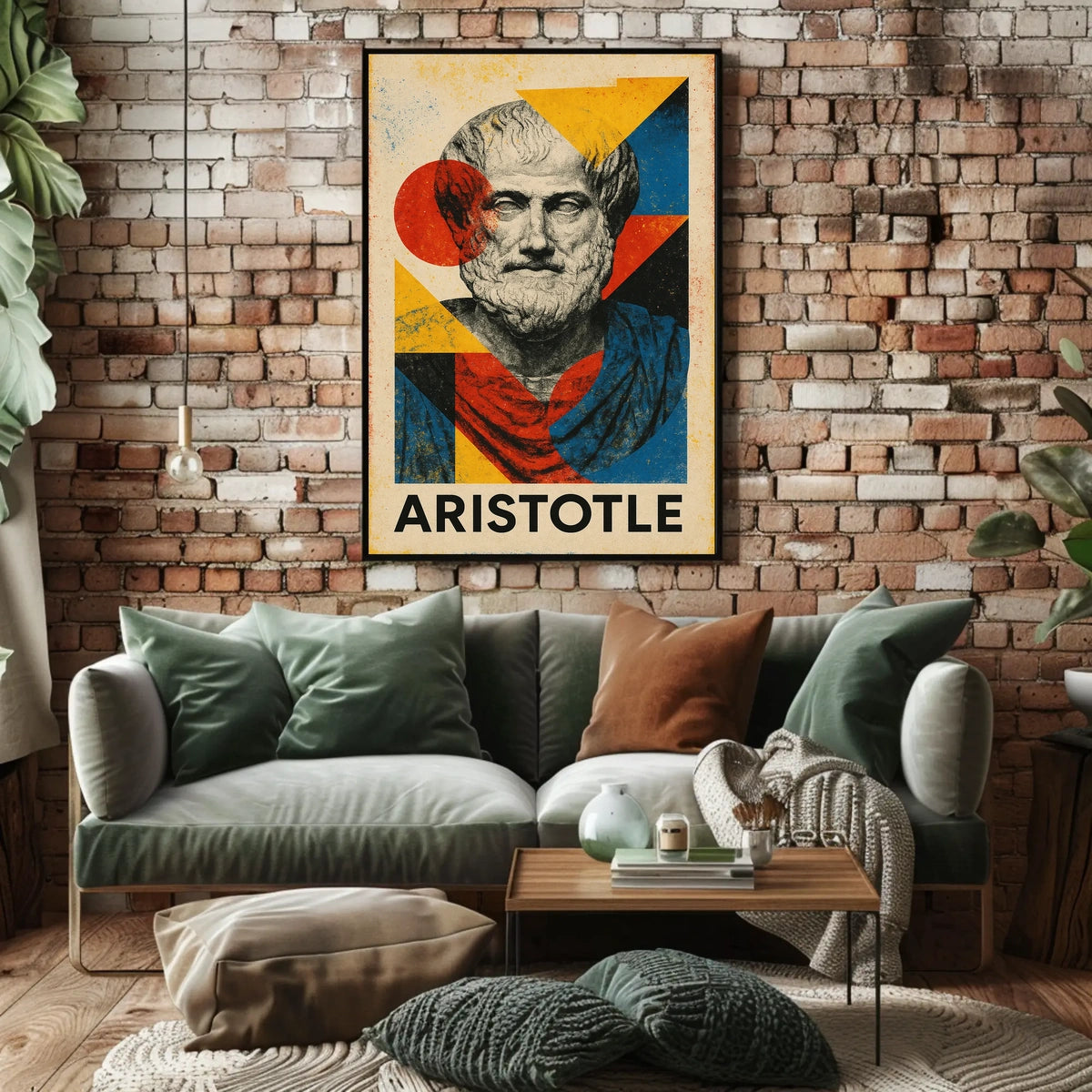 Aristotle Abstract Tribute Abstract Poster