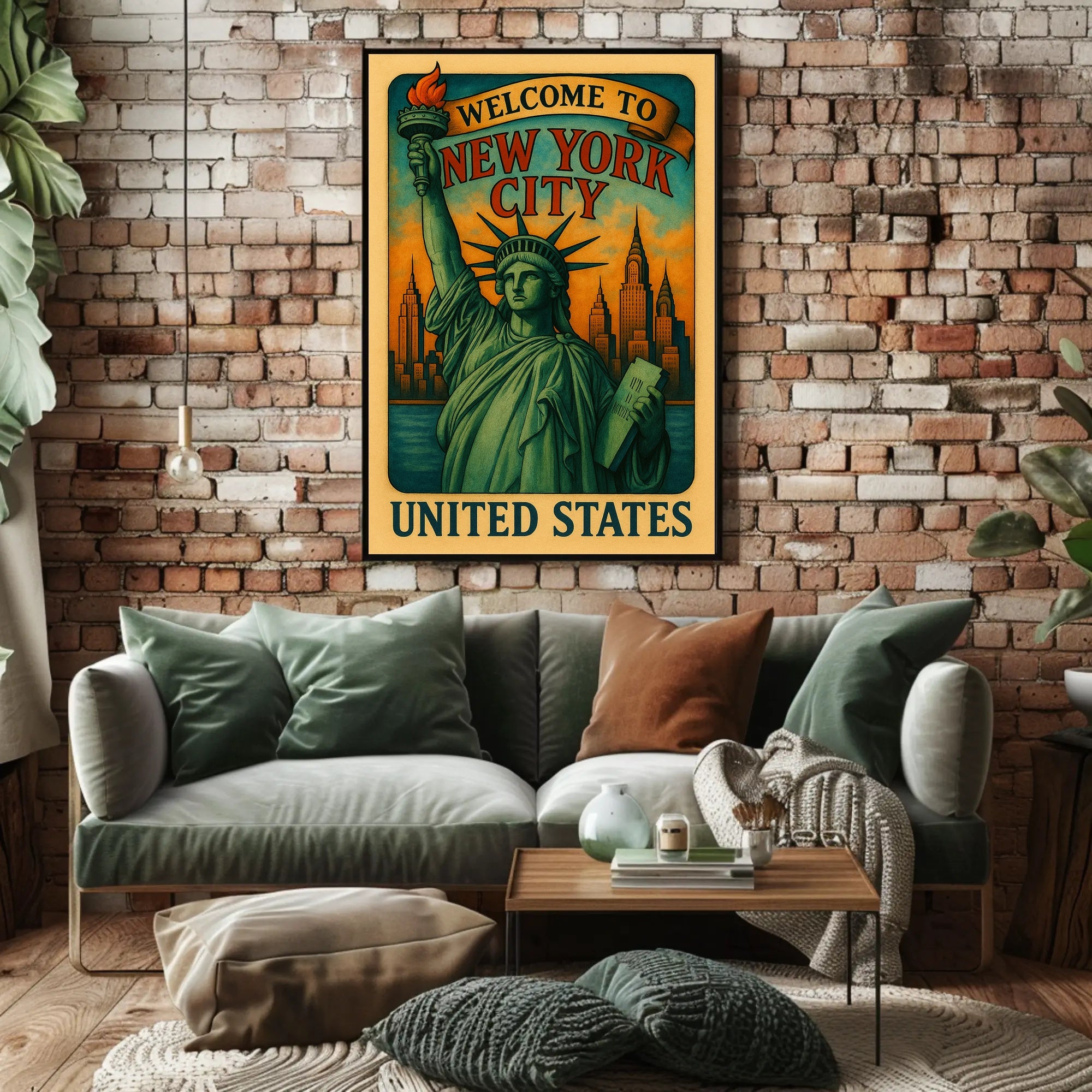Welcome To New York City Poster Art Print Decor PosterGoat