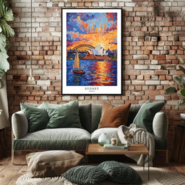 Sydney A Vibrant Cityscape Poster