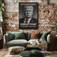Donald Trump 47th President Poster