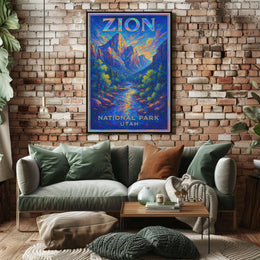 Zion National Park Poster