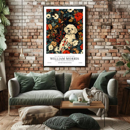 William Morris Vintage Arts and Crafts Animal Poster