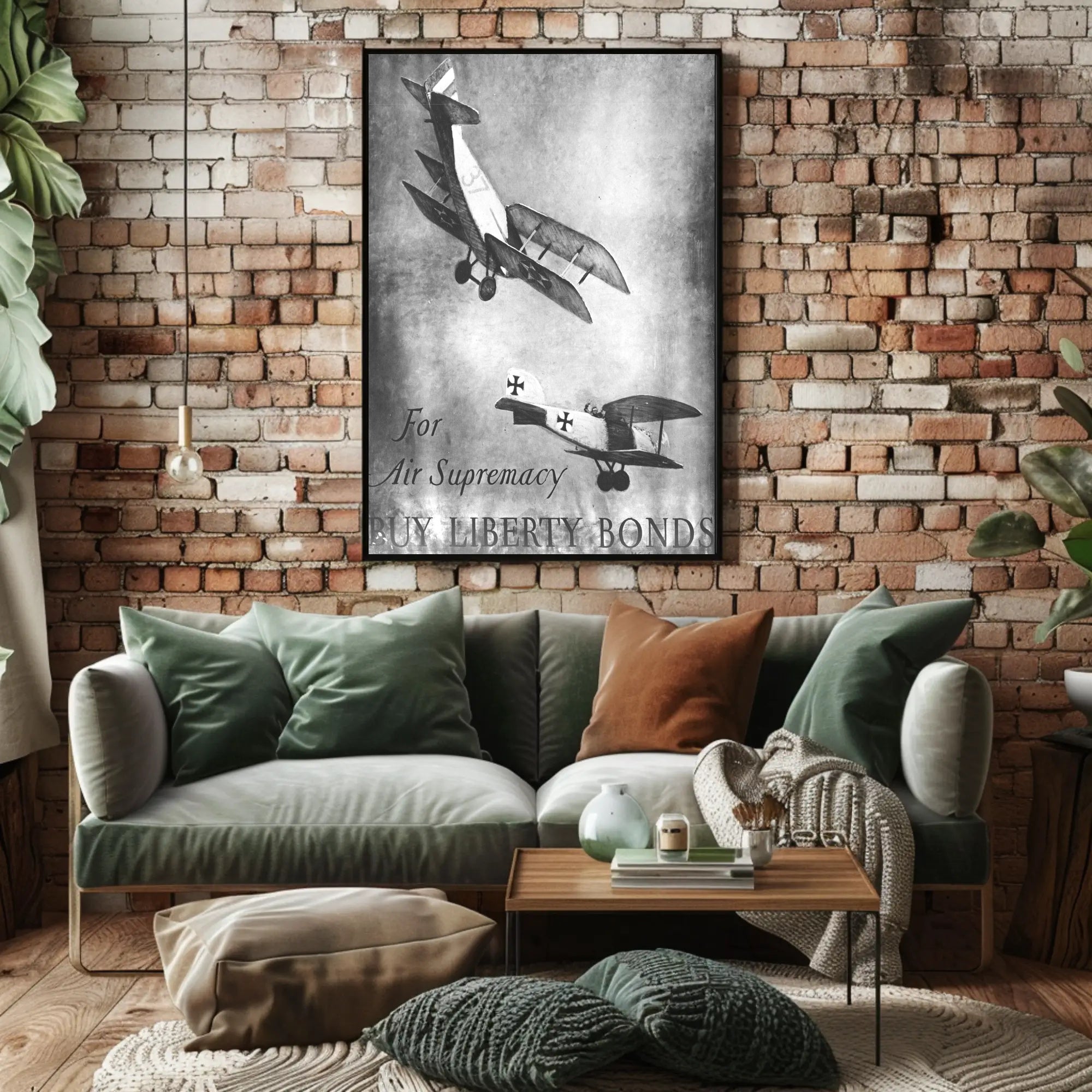 Air Supremacy and Liberty Bonds Poster PosterGoat