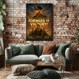 Forward To Victory World War Ii Poster