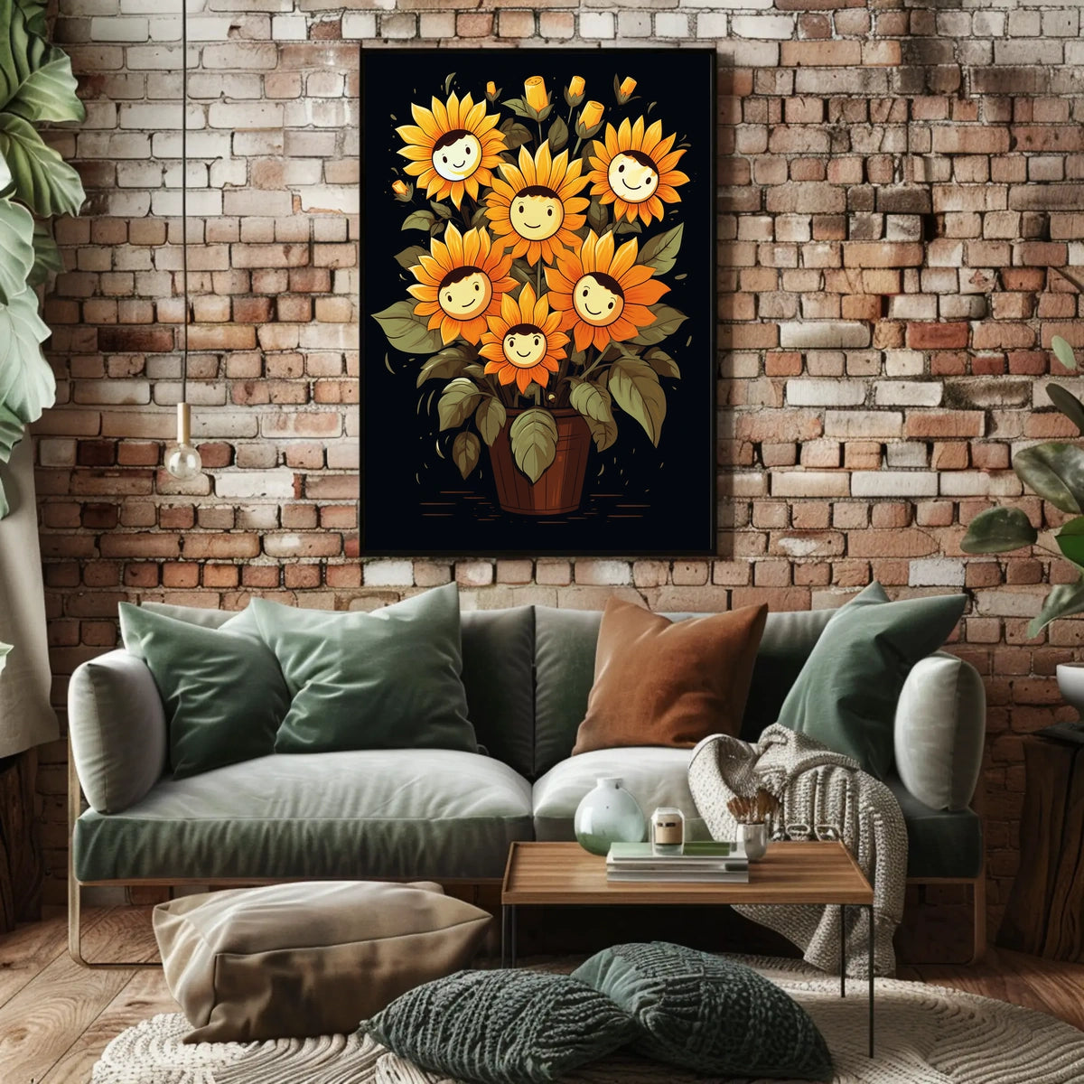 Sunflower Smiles Poster