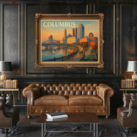 Columbus Travel Poster: Innovation and Tradition