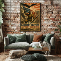 Support Our Boys Buy Liberty Bonds Poster