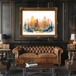 Autumn Forest Serenity Poster