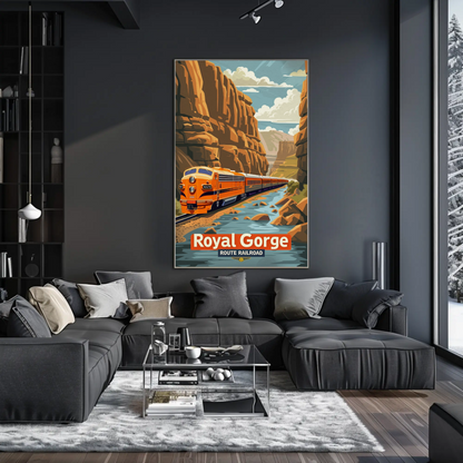 Royal Gorge Route Railroad Canyon Poster Poster