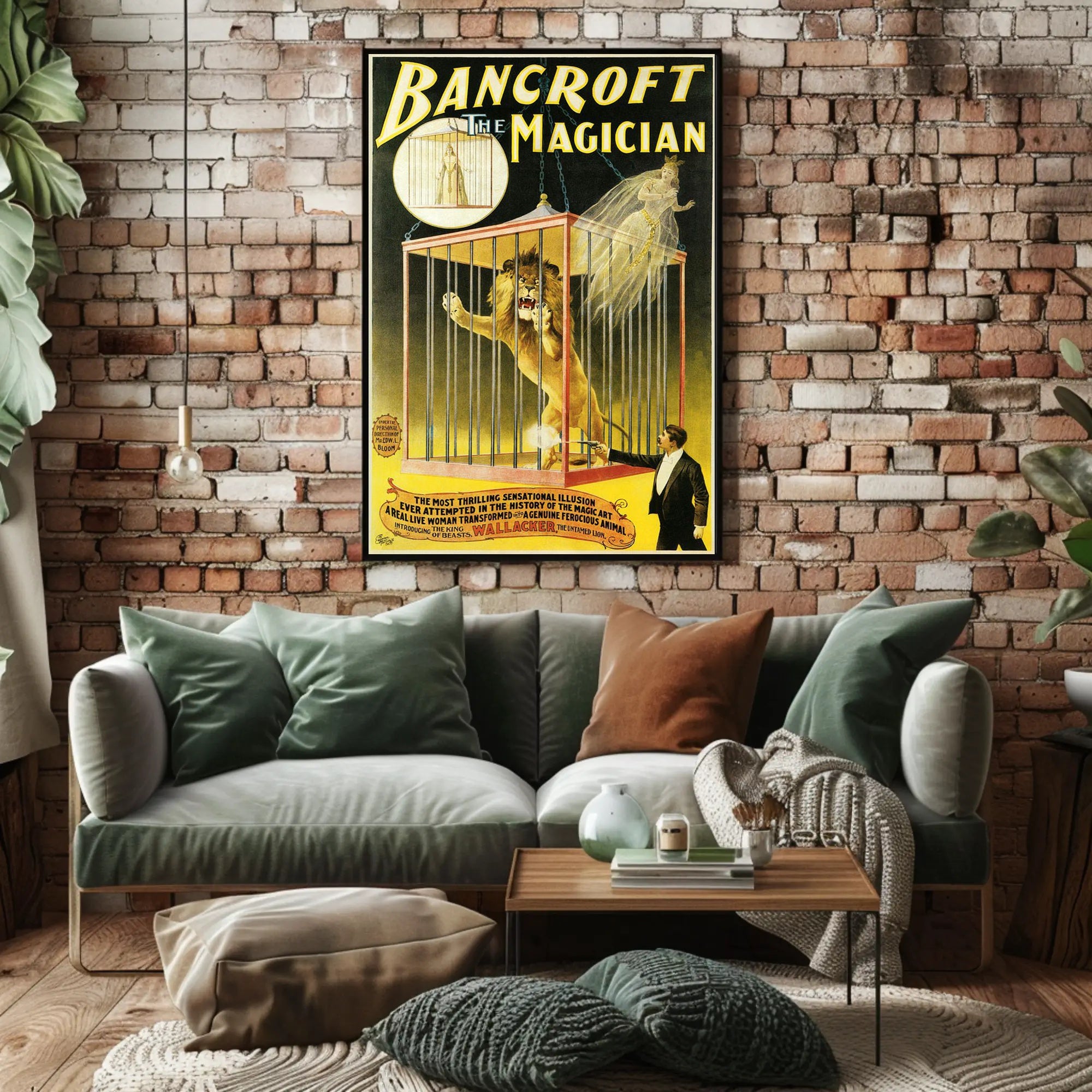 Bancroft The Magician Vintage Poster - Cultural or Heritage Poster