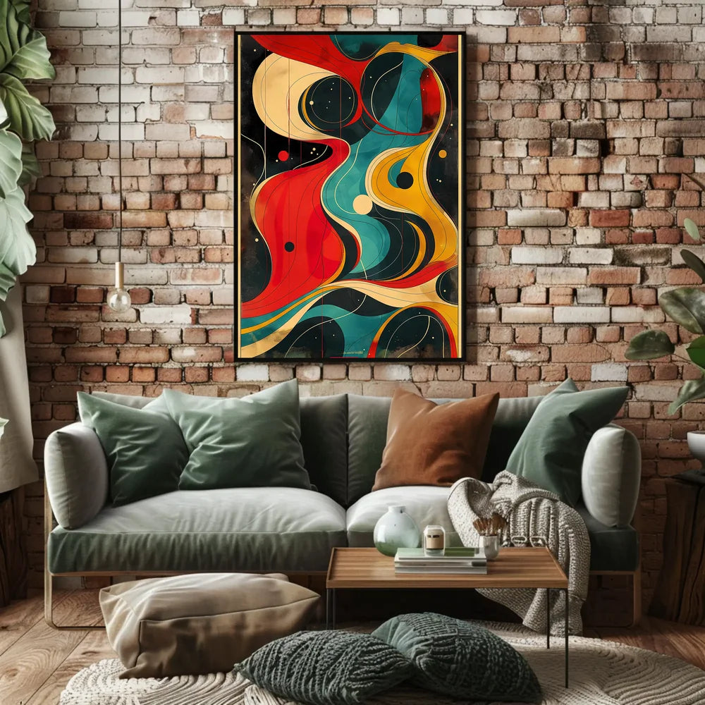 Abstract Modern Minimalist Art Poster