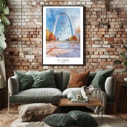 St. Louis in Art Poster PosterGoat