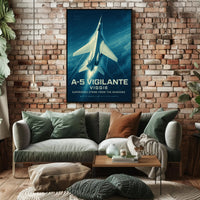 Supersonic Aircraft A-5 Vigilante Art Military Recruitment Poster