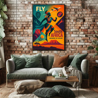 Fly South Africa Wander in Color Poster