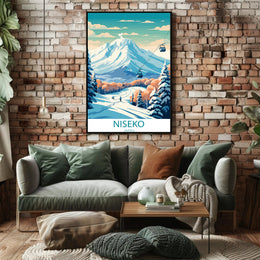 Niseko Mt. Yotei Winter Wonderland Travel Poster