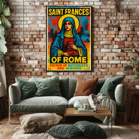 Saint Frances Of Rome Patron Of Poster
