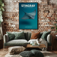 Stingray Graceful & Majestic Poster PosterGoat