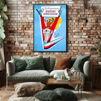Winter Travel With Deutsche Bundesbahn Poster