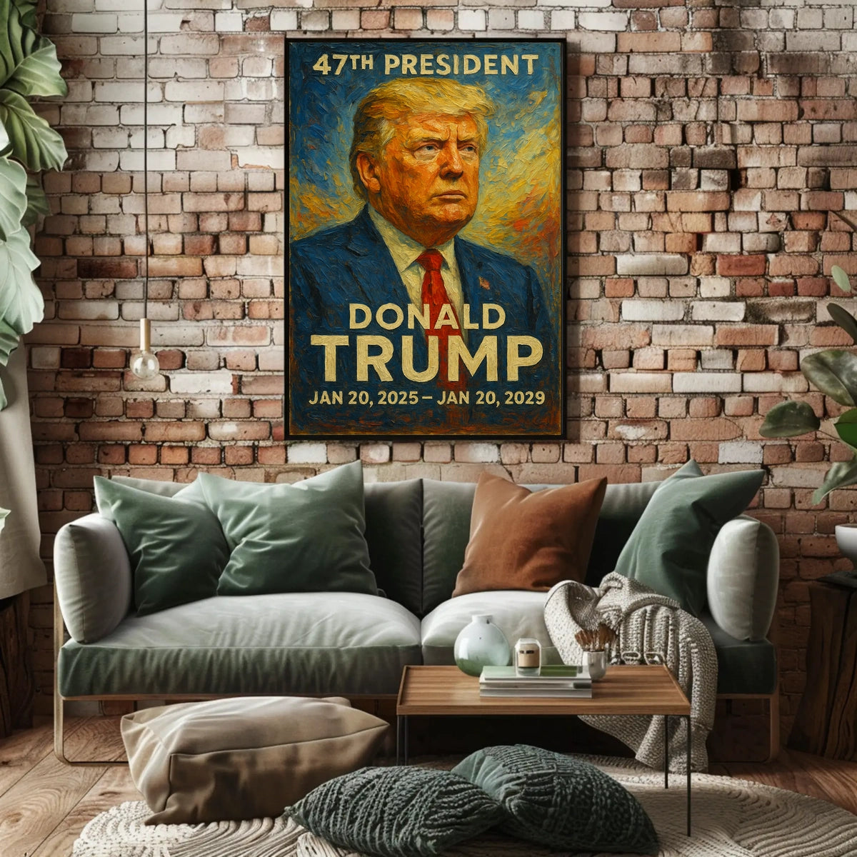 Donald Trump Leadership Legacy Proud Impressionism Poster