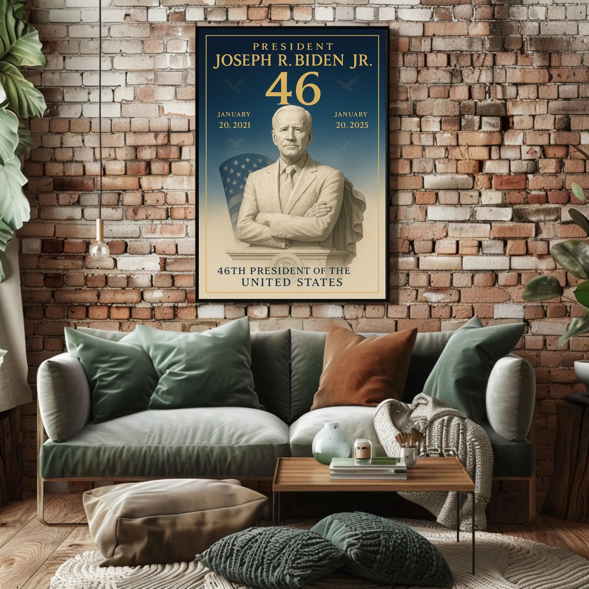 Joseph R. Biden Jr. 46th President Poster PosterGoat