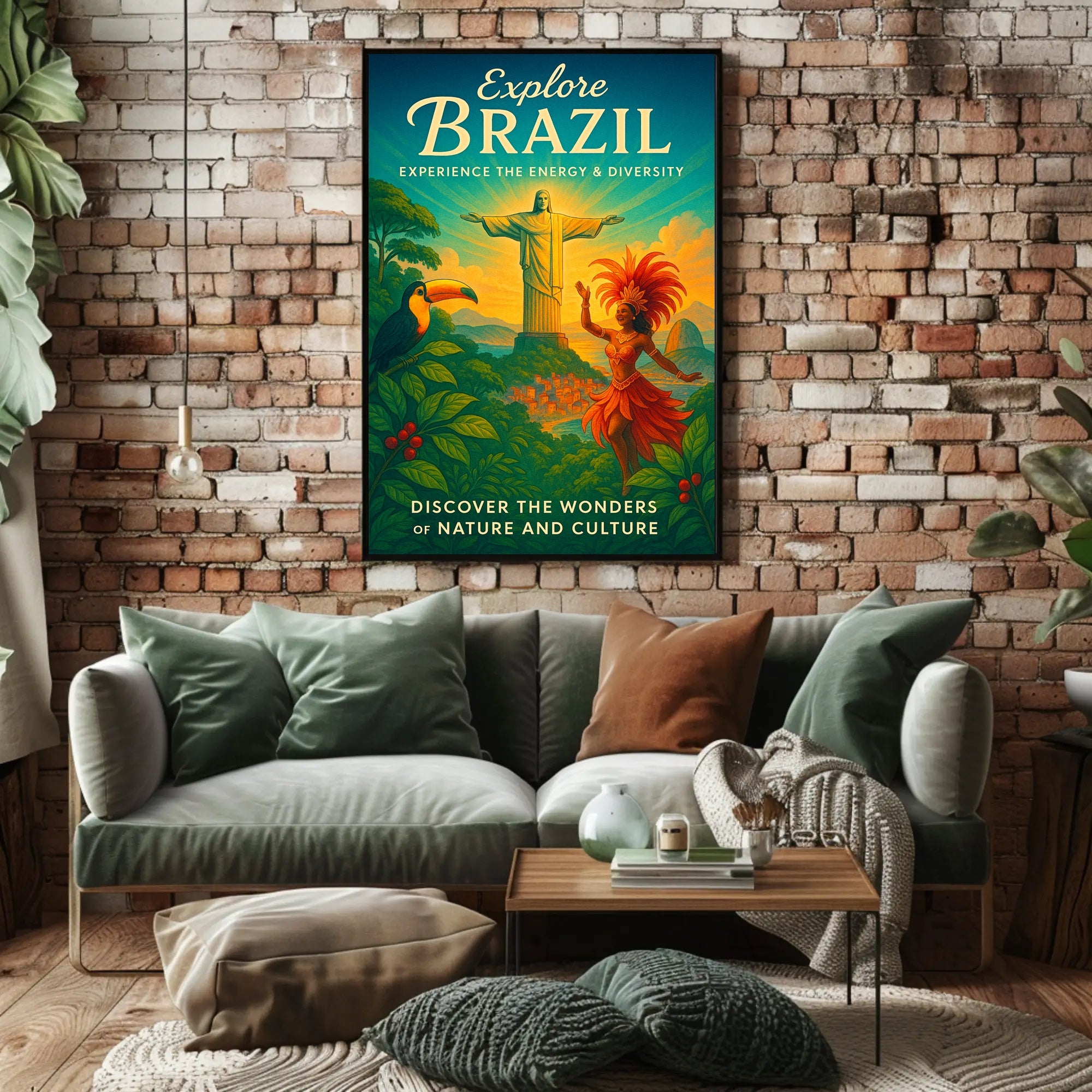 Explore Brazil Poster