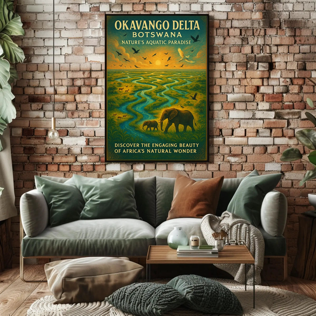 Okavango Delta Natures Aquatic Paradise Poster