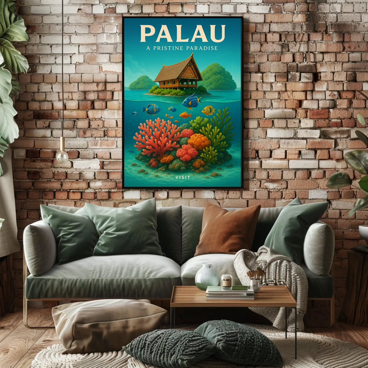 Palau A Pristine Paradise Poster