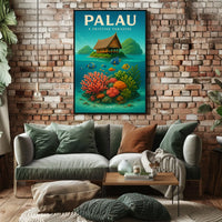 Palau A Pristine Paradise Poster