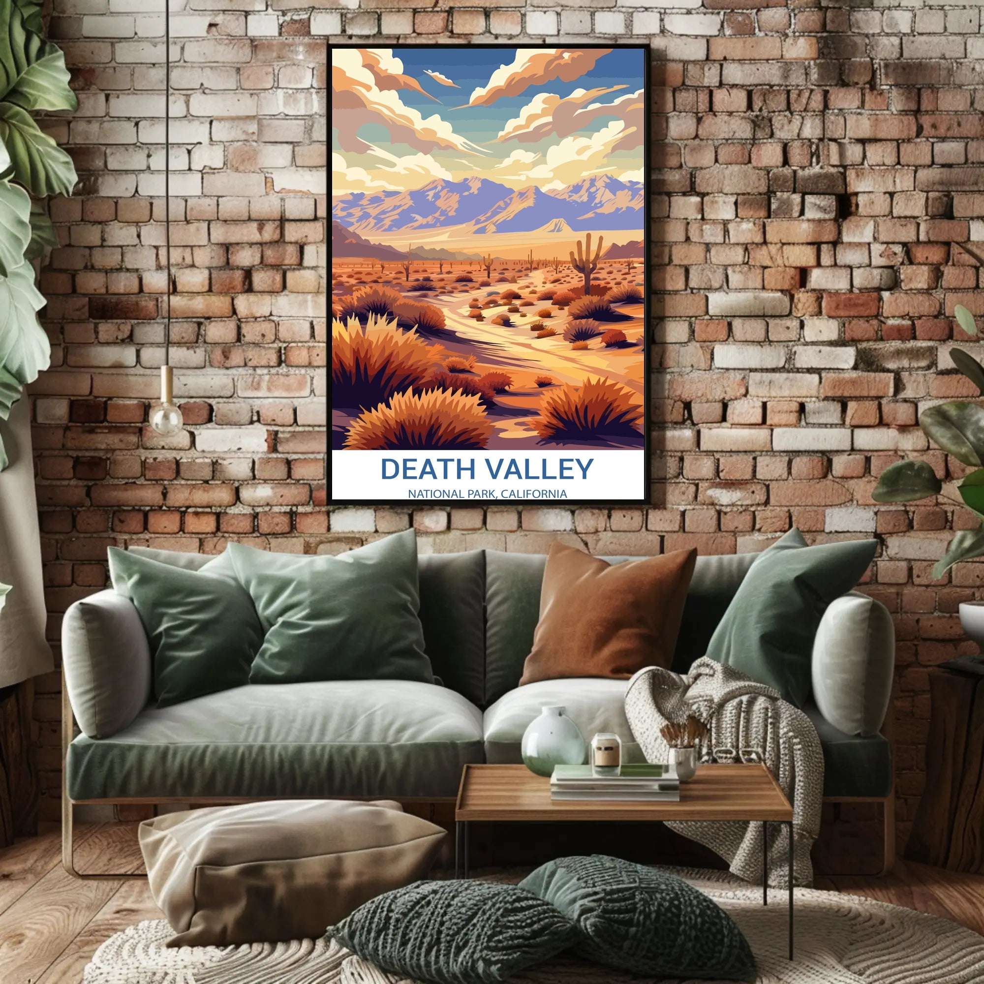 Death Valley Desert Escape National Park Poster