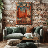 Fayetteville, Arkansas Poster