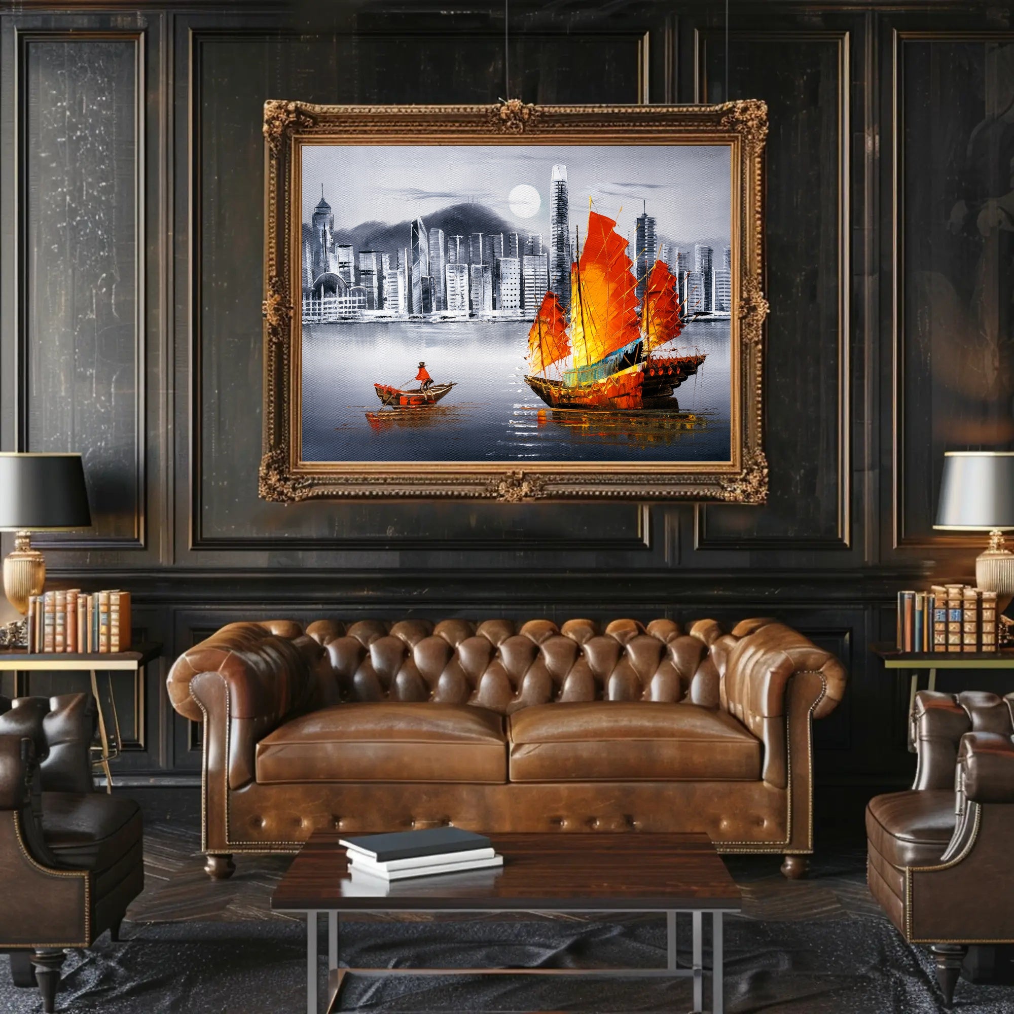 Harmony of Tradition and Modernity Poster