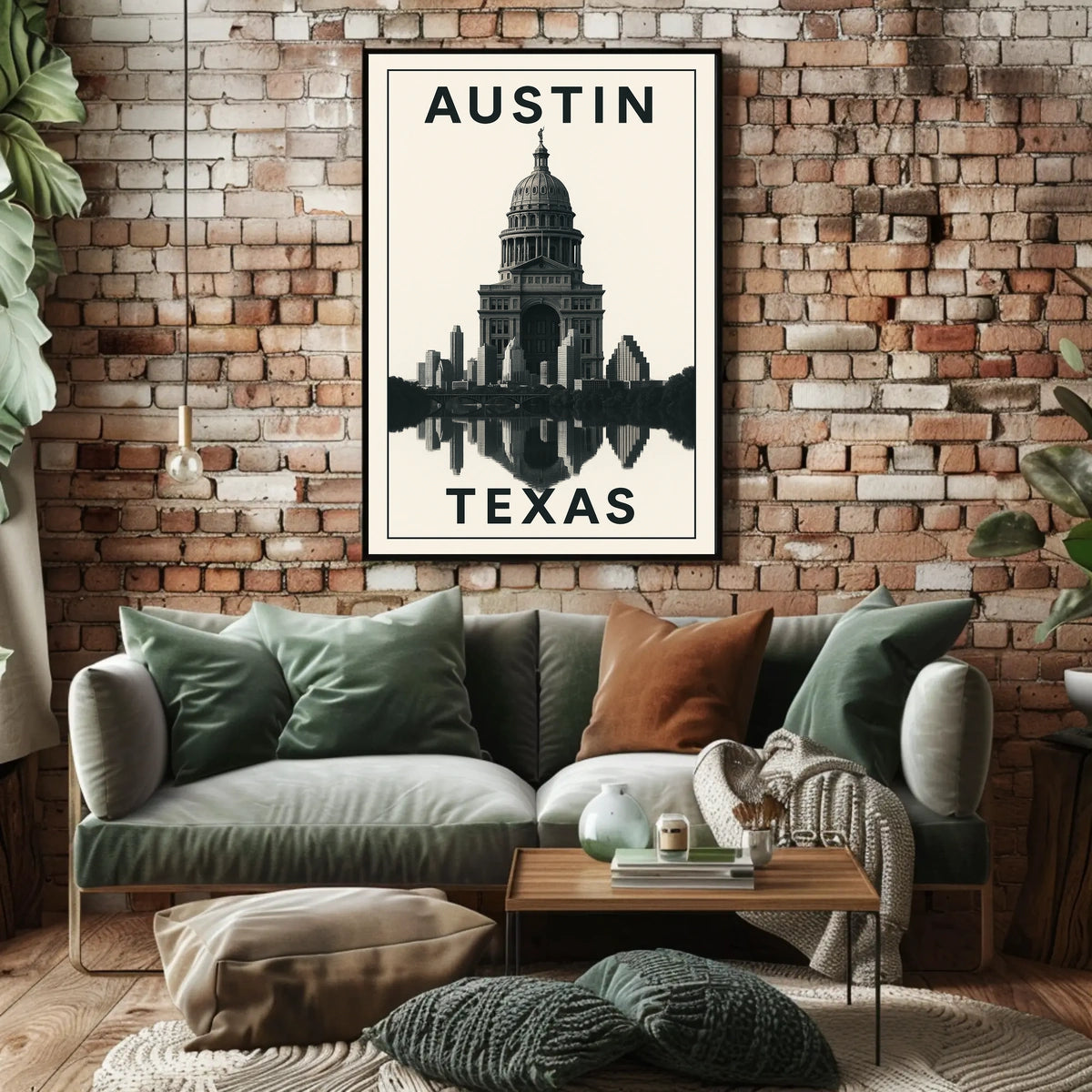 Austin, Texas Skyline Poster